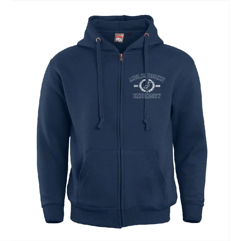 ARU Navy Zip-up Hoodie