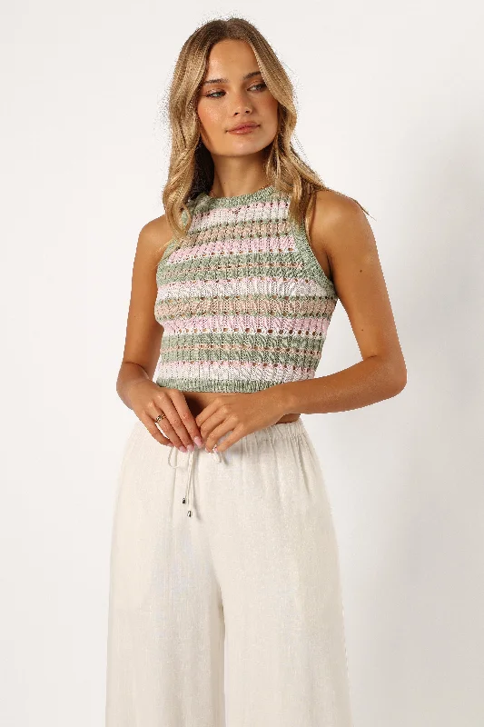 Lorne Knit Top - Sage