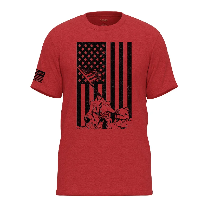 Red ""Iwo Jima Flag""