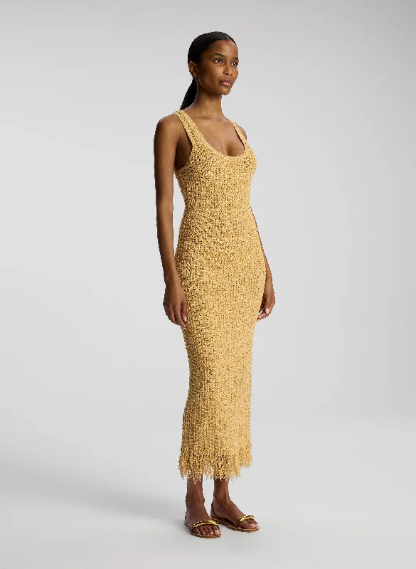 Clementine Bouclé Knit Midi Dress