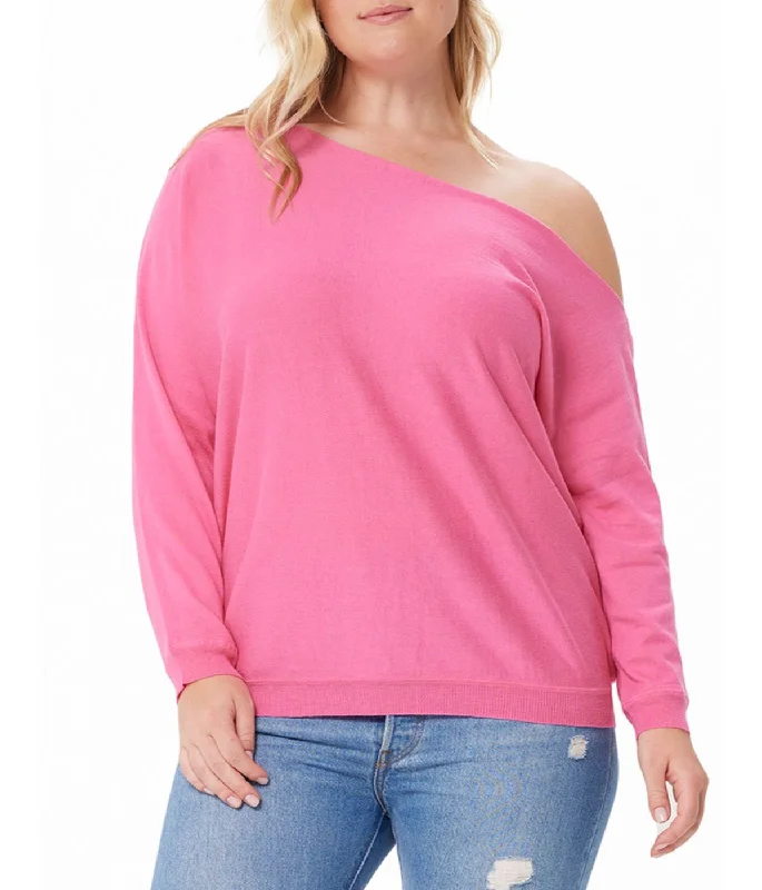 Cotton Cashmere Off Shoulder Top Azalea