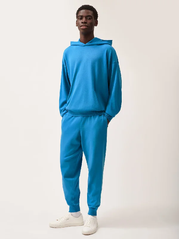 DNA Knitted Track Pants—geyser blue