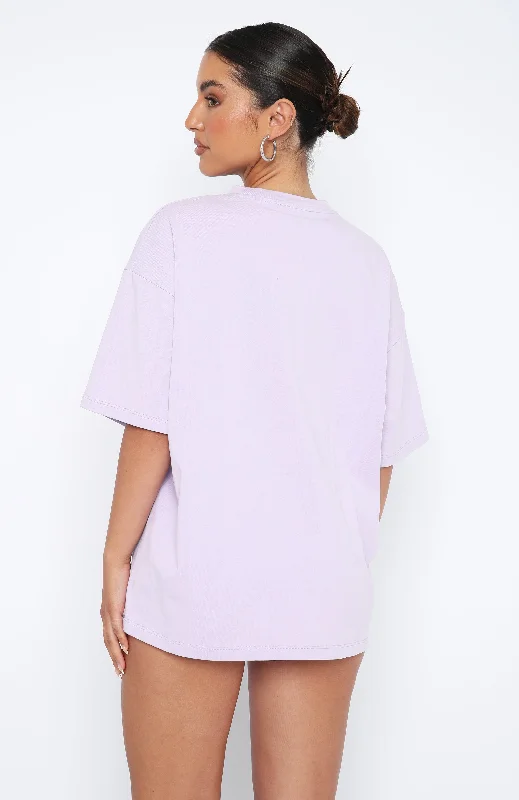 Leisure Series Oversized Tee Lavender