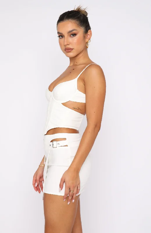 Matter Of Time Bustier White