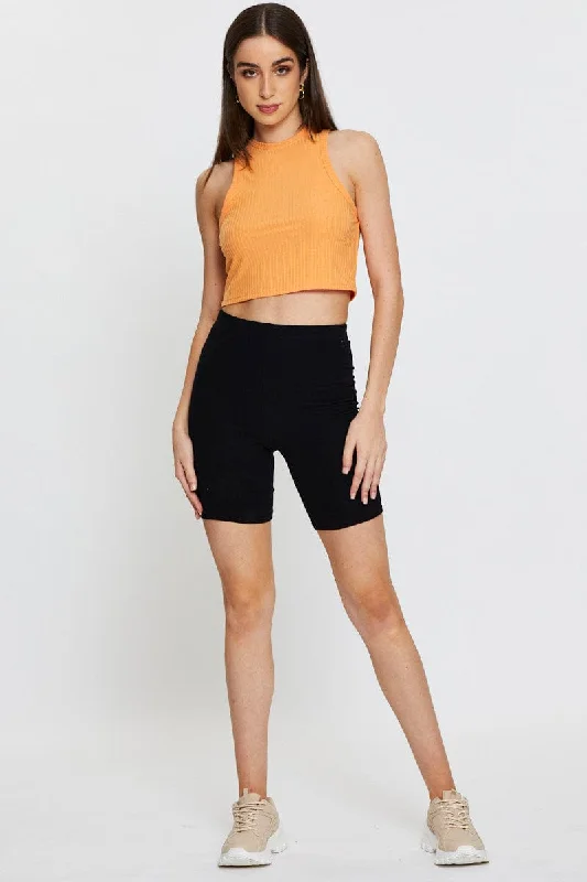 Orange Crop Top