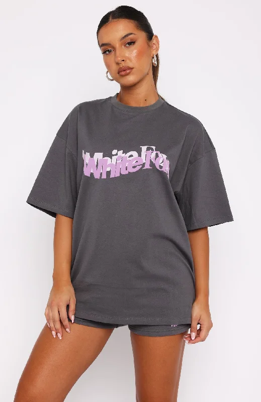 So Wavy Oversized Tee Volcanic