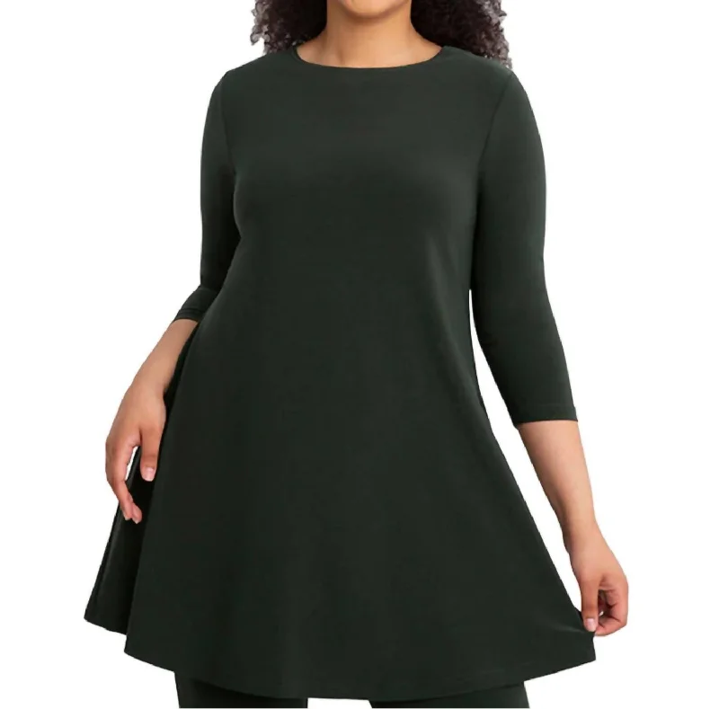 Trapeze Tunic In Seaweed