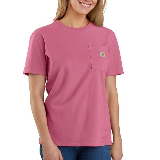 Women's Loose Fit Heavyweight Short-Sleeve Pocket T-Shirt