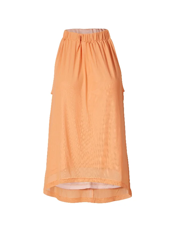 PUTTE top - hot orange