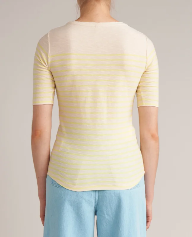 Bellerose Mias Stripe Yellow T-Shirt