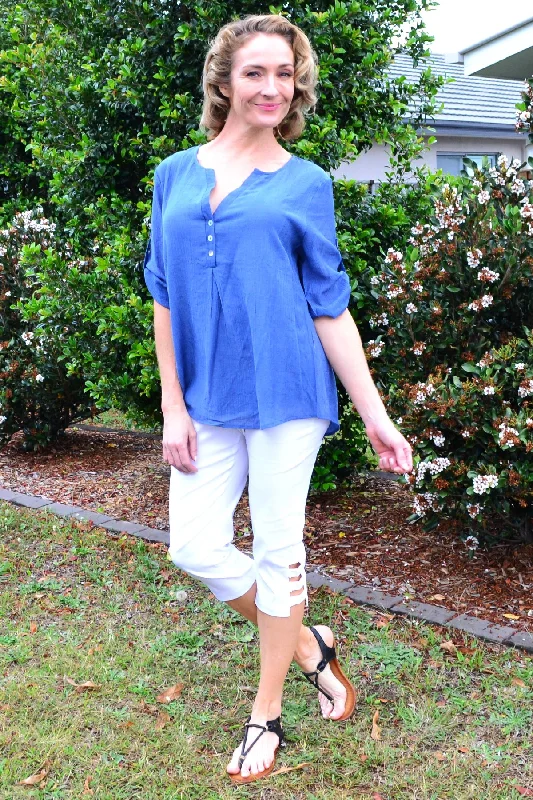 Blue Lagoon Tunic Top