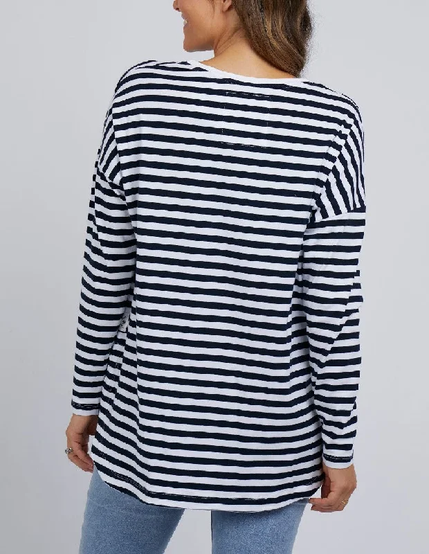 Elm Lauren Stripe L/S Tee