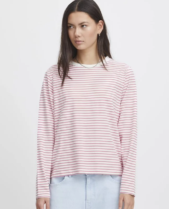 Ichi Mira Cloud Stripe T-Shirt