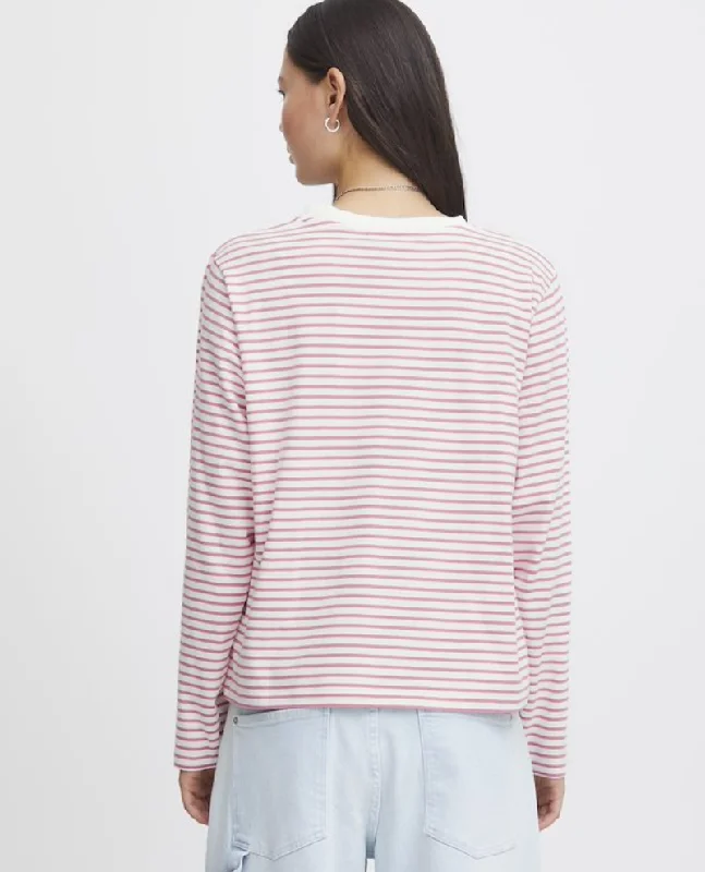 Ichi Mira Cloud Stripe T-Shirt