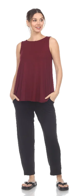 T912M Highneck Short Top-Elderberry