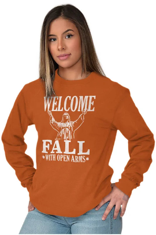 Welcome Fall Long Sleeve T Shirt