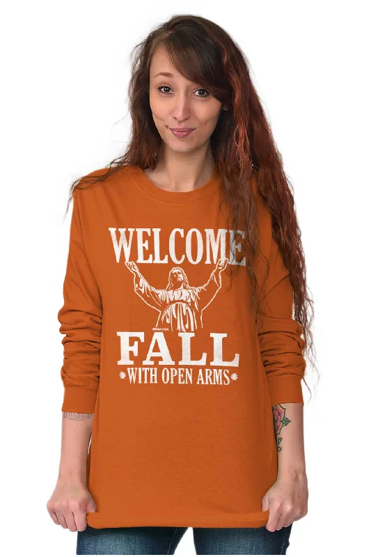 Welcome Fall Long Sleeve T Shirt