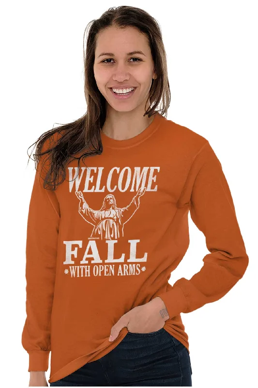 Welcome Fall Long Sleeve T Shirt