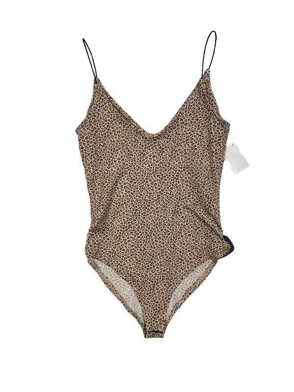 Animal Print Bodysuit Gaze, Size Xs