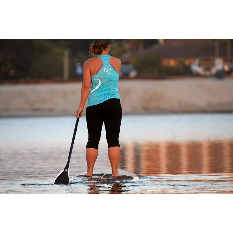 ""i Heart Cali Paddler"" - Blue Racerback Tank-Top