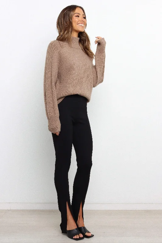 Cersi Knit Sweater - Mocha