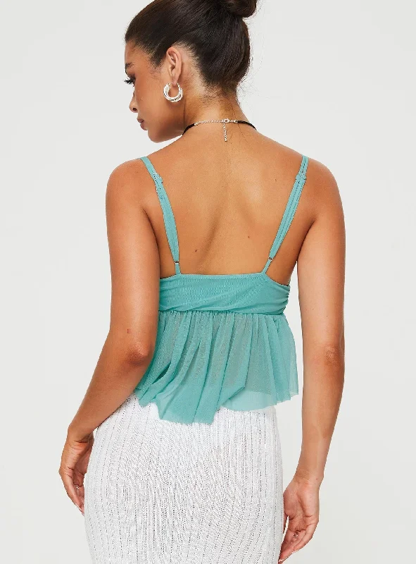 Corella Top Turquoise