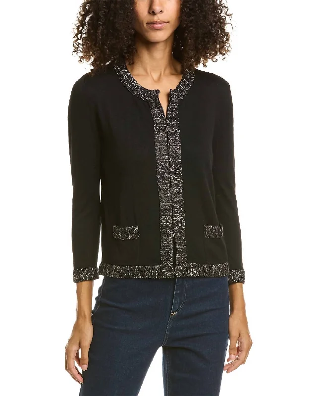 Fairbanks Cardigan In Black