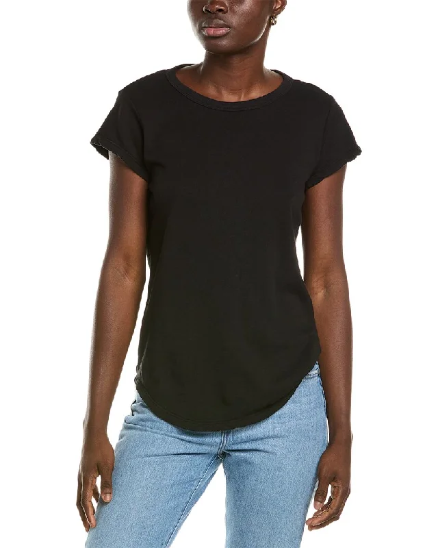 James Perse Cap Sleeve Sweat Top