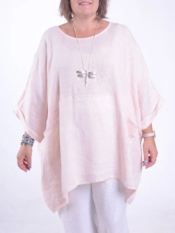 Lagenlook Oversized Linen Tunic - 10077 LINEN