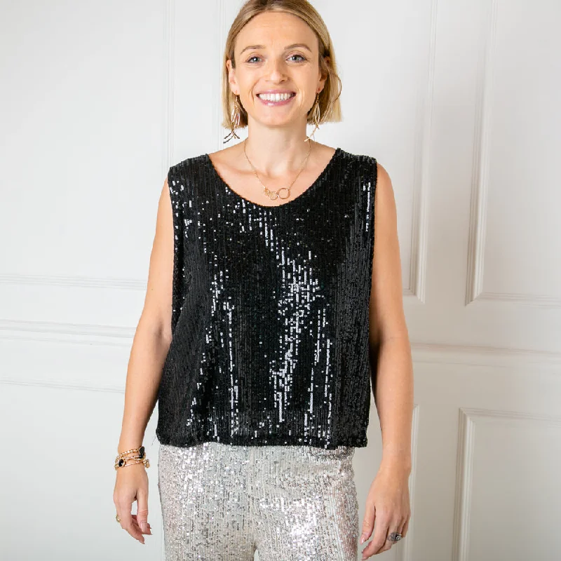 Sequin Vest Top