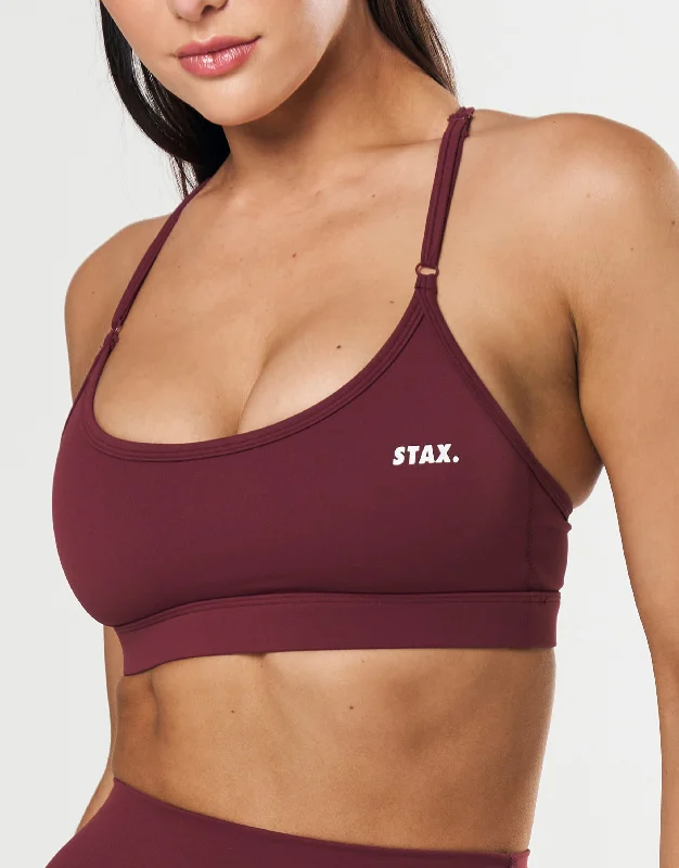 Strappy Crop NANDEX ™ Maple - Burgundy