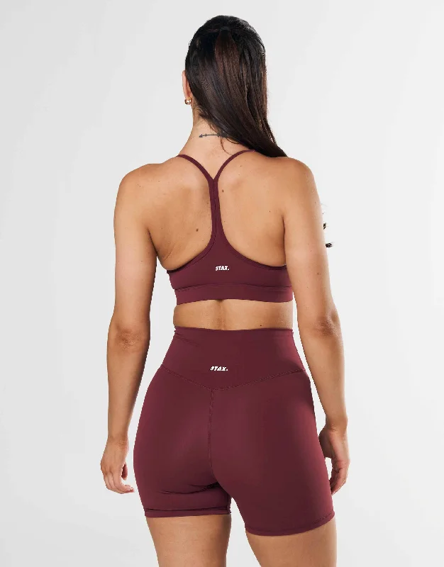 Strappy Crop NANDEX ™ Maple - Burgundy