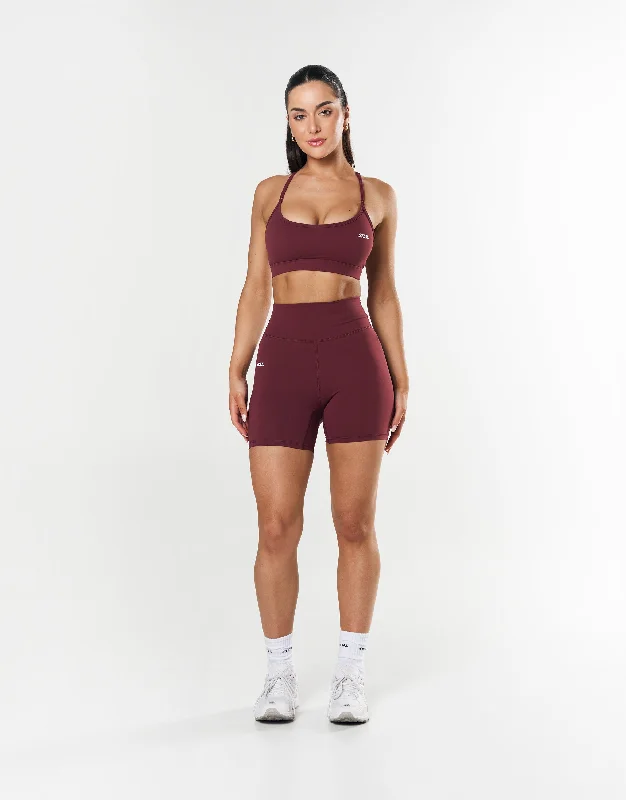 Strappy Crop NANDEX ™ Maple - Burgundy