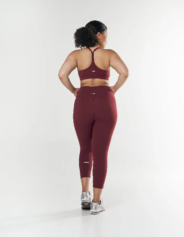 Strappy Crop NANDEX ™ Maple - Burgundy