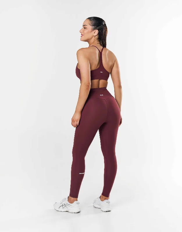 Strappy Crop NANDEX ™ Maple - Burgundy