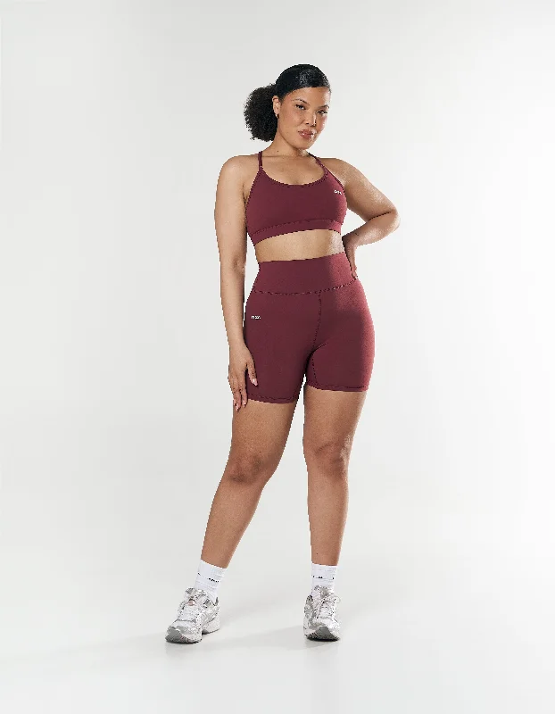 Strappy Crop NANDEX ™ Maple - Burgundy