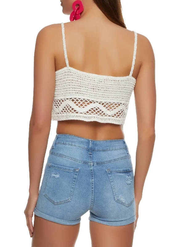 Crochet Cami Crop Top