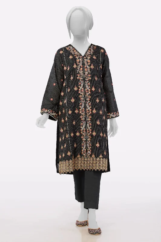 Black Embroidered Kurti