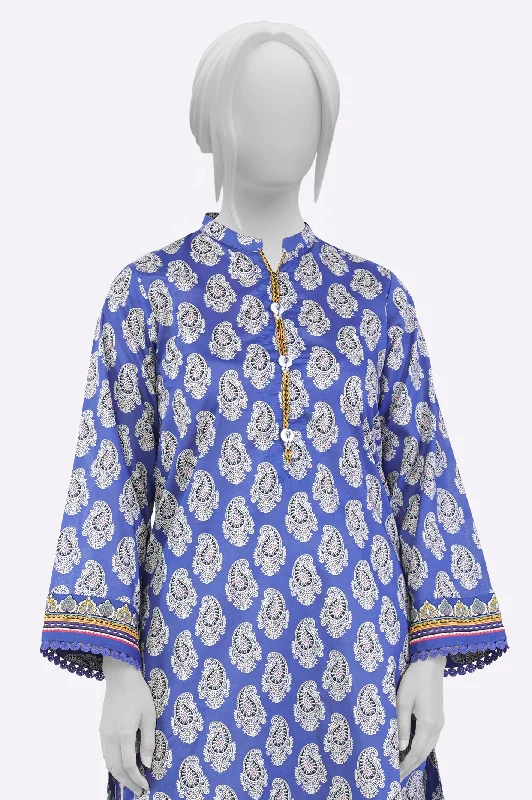 Blue Printed Kurti