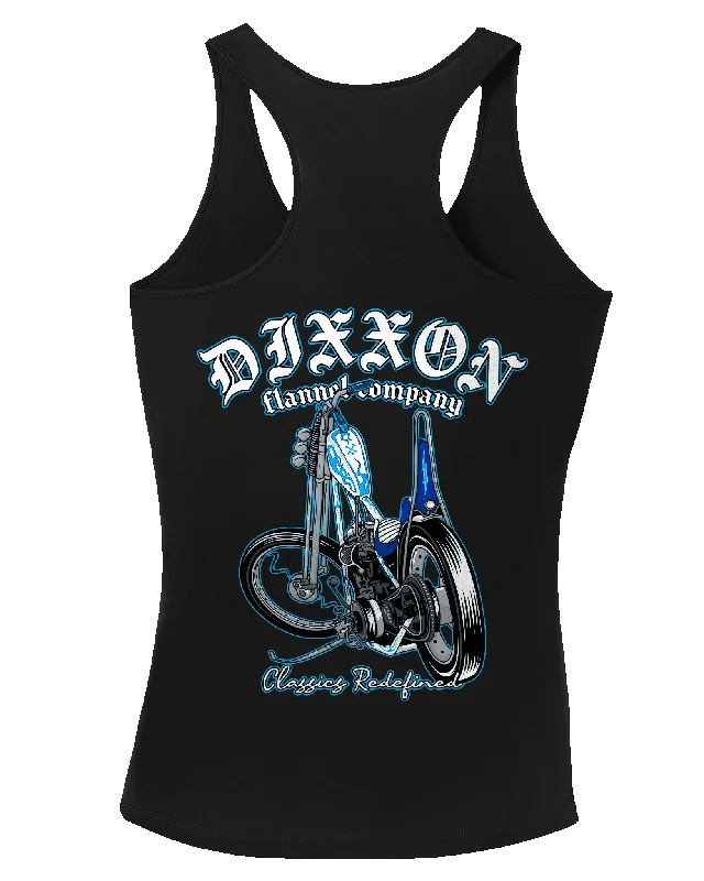 Women's Classic Chopper Fitted Tank - Black