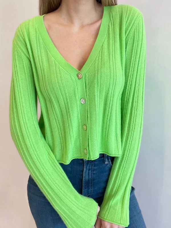 Women's Montana Cardigan In Mojito