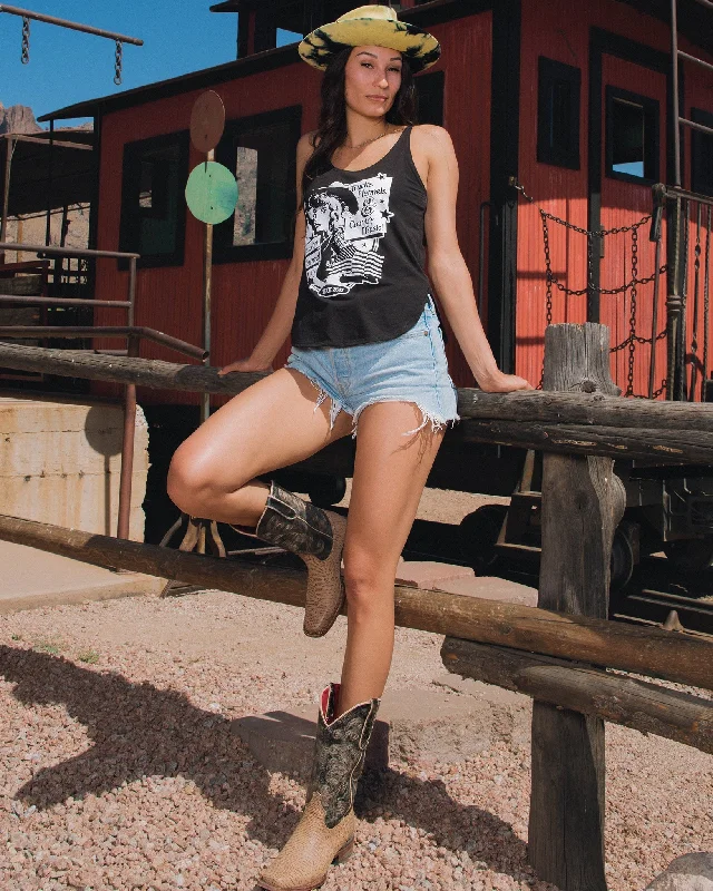 Women's Trucks, Flannels, & Country Music Flowy Tank