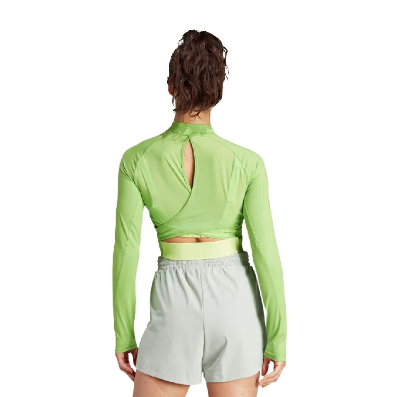 adidas - Women's HIIT Heat.Rdy Long Sleeve Crop T-Shirt (IM2656)