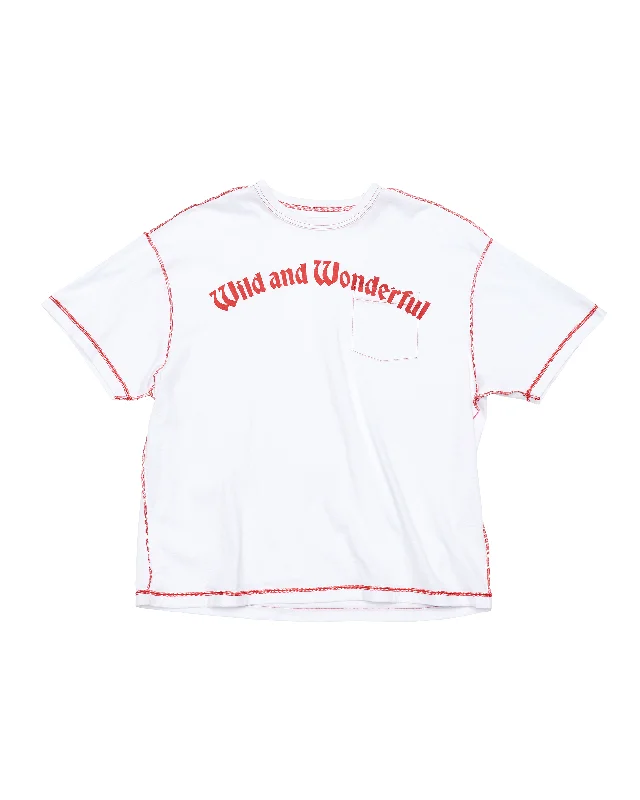 Box T-Shirt - White / Red