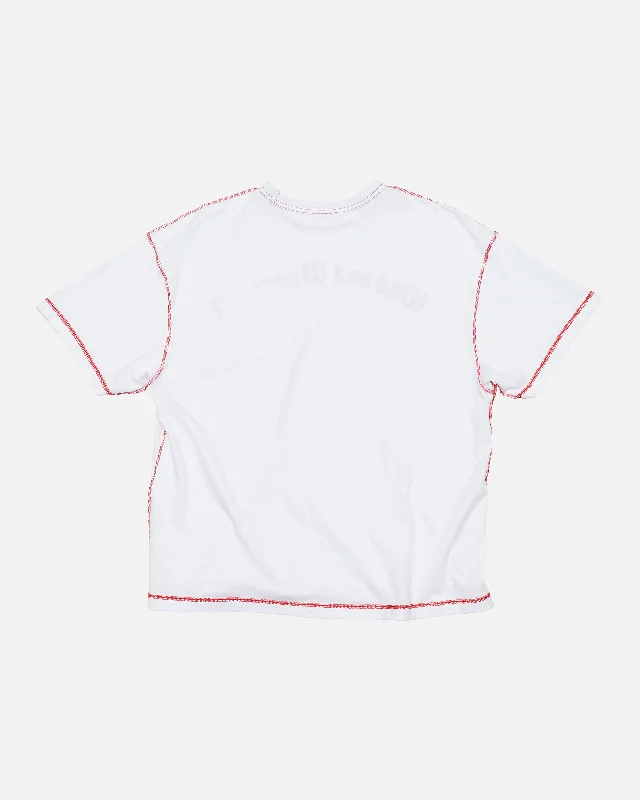 Box T-Shirt - White / Red