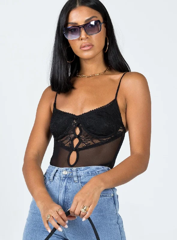 Ellora Bodysuit Black