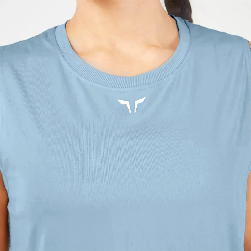 Essential Crew Tank - Coronet Blue