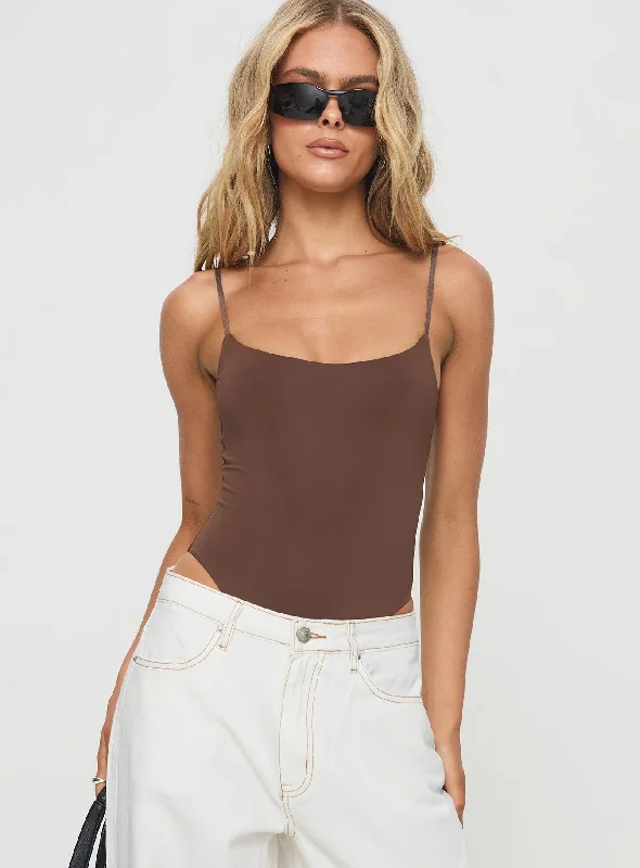 Hauser Bodysuit Chocolate