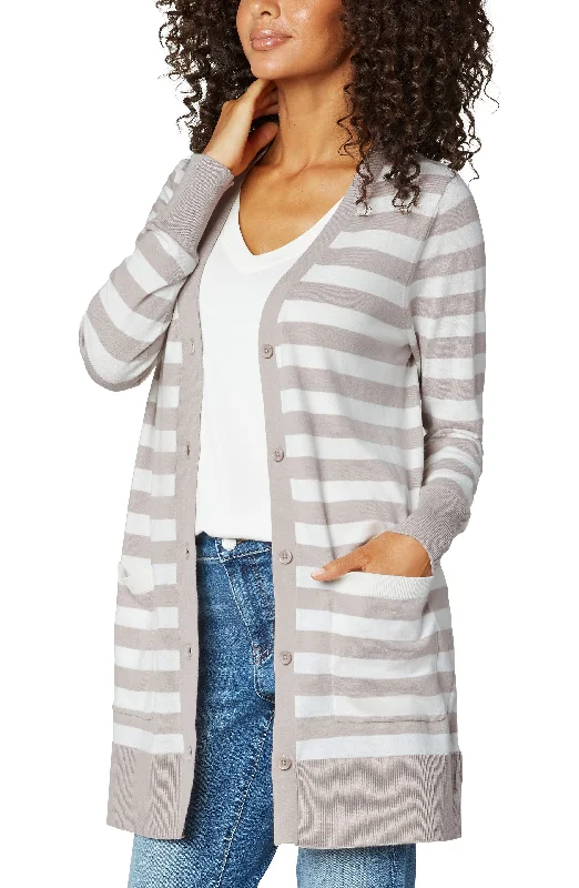 Liverpool Long Sleeve Stripe Cardigan