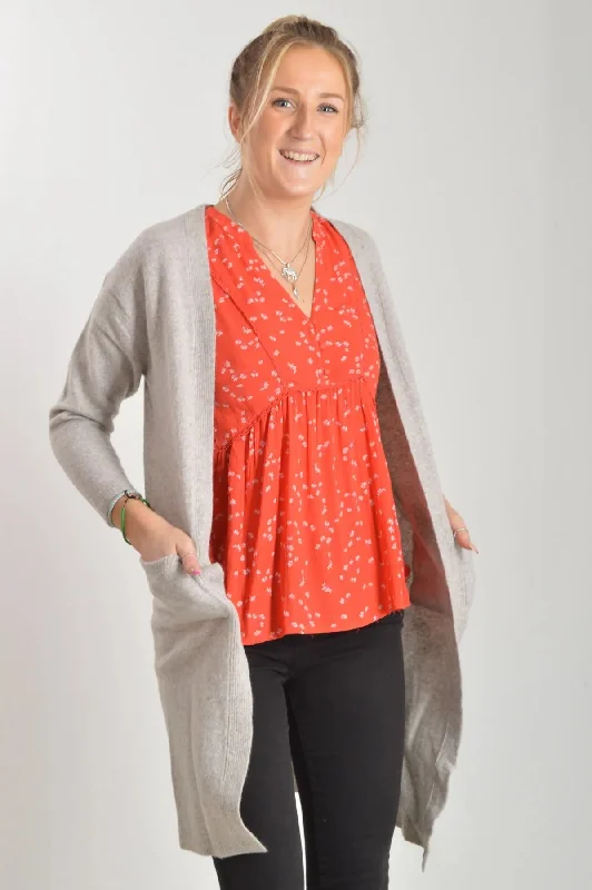 Long Pocket Cardigan